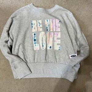 Old navy crop sweatshirt